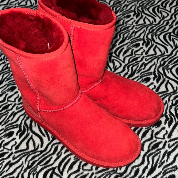 Red Suede Boots - Picture 3 of 3